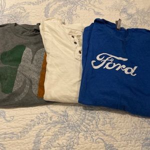 3- mens short sleeve t-shirts. Size xxl.